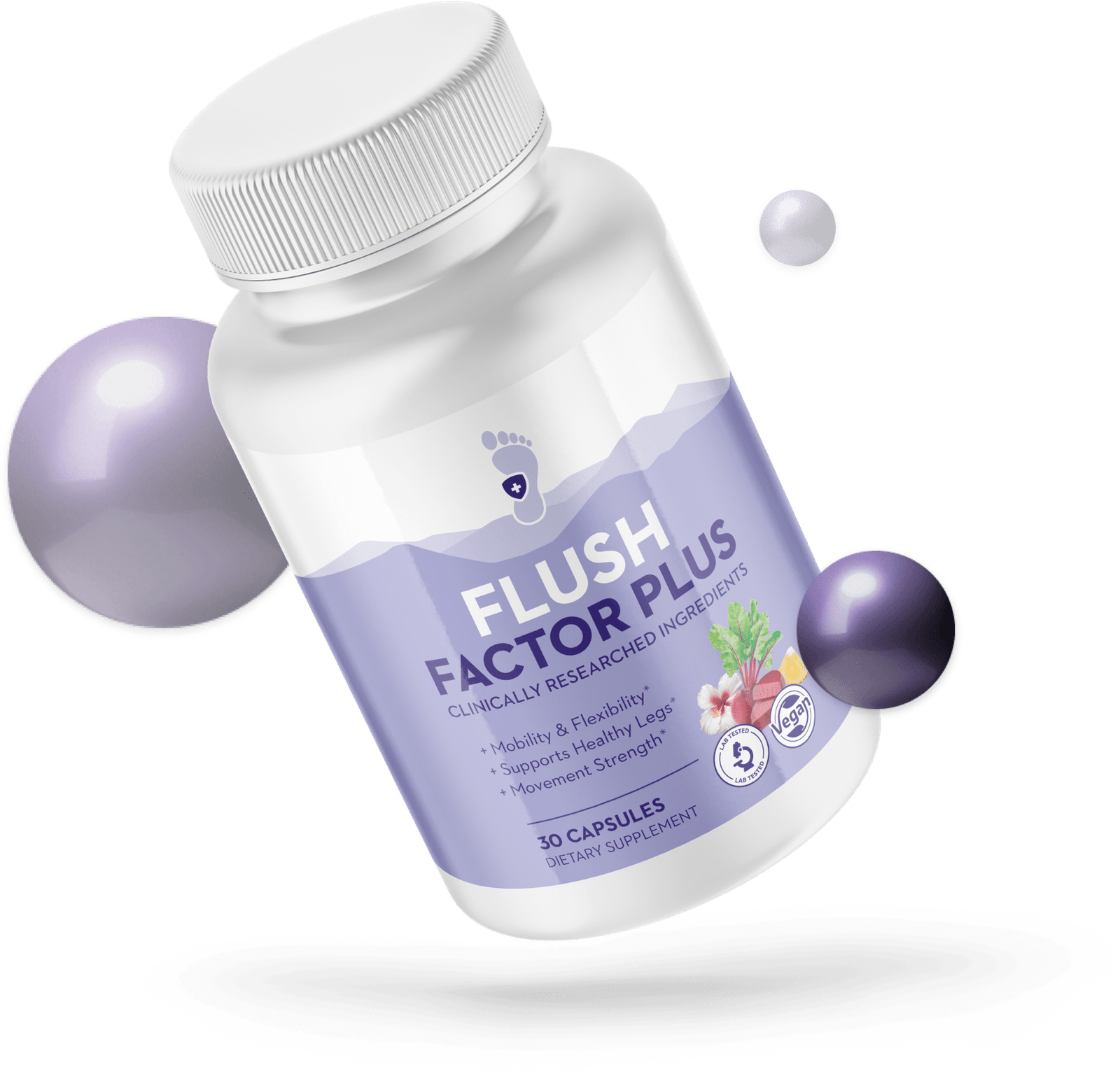 FlushFactor Plus 1bottle with round balls