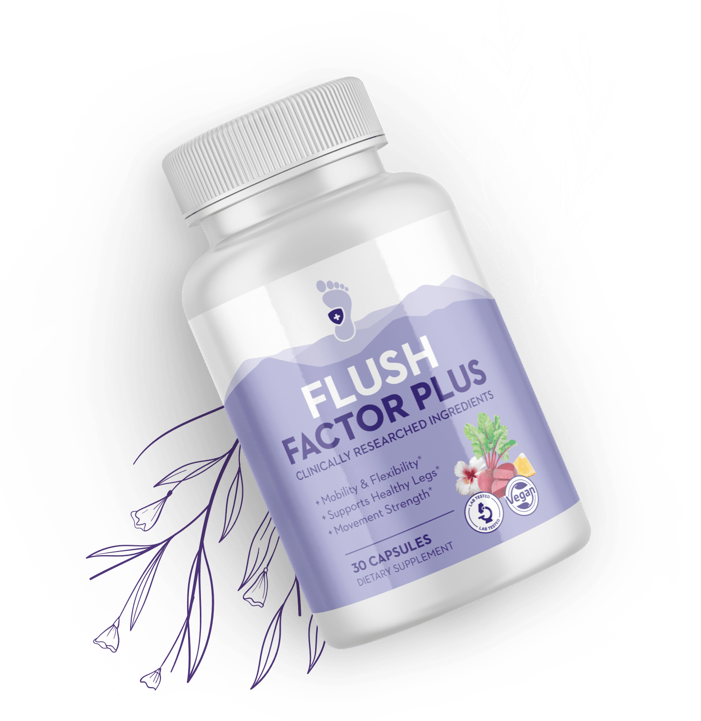 FlushFactor Plus 1bottle with stem design